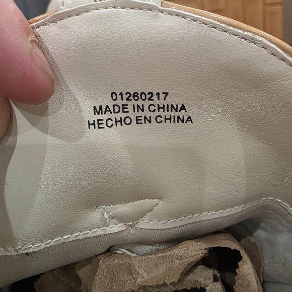 Forever 21 Cream Western Heeled Boots - Picture 5 of 6